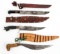 WWII - COLD WAR ERA CUSTOM MADE KNIVES LOT OF 3