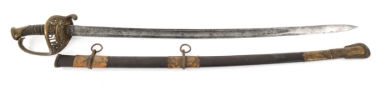 CIVIL WAR US M1850 STAFF & FIELD OFFICERS SWORD