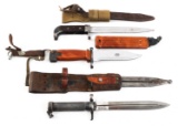 19th C. - COLD WAR SWEDISH & SOVIET BAYONET LOT