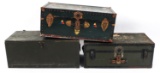WWII - COLD WAR US ARMY & BOY SCOUT STORAGE TRUNKS