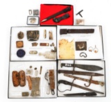 WWII BATTLEFIELD RELIC EDGED WEAPONS & FIELD GEAR
