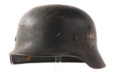 WWII GERMAN HEER SD M35 COMBAT HELMET