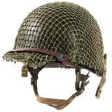 WWII - KOREAN WAR US ARMY M1C COMBAT HELMET