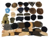 WWI - COLD WAR US ARMED FORCES HEADGEAR LOT
