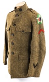 WWI US AEF M1917 2nd DIVISION TRAIN ENLISTED TUNIC