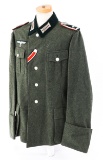 WWII GERMAN HEER M36 ARTILLERY NCO UNIFORM TUNIC
