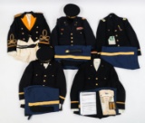 WWII - COLD WAR US ARMY OFFICER DRESS UNIFORM SETS