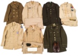 WWII - COLD WAR US ARMY DUTY & SERVICE UNIFORM LOT