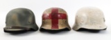 REFURBISHED WWII GERMAN M40 HELMETS LOT