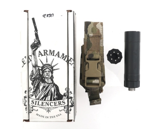 ADVANCED ARMAMENT MODEL TI-RANT 9mm CAL SILENCER