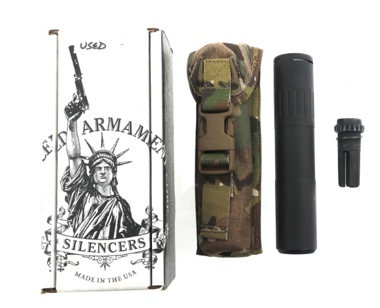 ADVANCED ARMAMENT MODEL M41000 7.62 CAL SILENCER