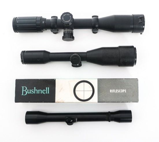 RIFLE SCOPES LOT OF 3