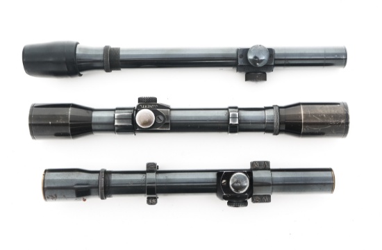 RIFLE SCOPE LOT OF 3