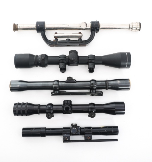 RIFLE SCOPES LOT OF 5