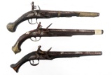 FLINTLOCK PISTOLS LOT OF THREE