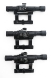 RUSSIAN ZRAK M76 SNIPER SCOPES LOT OF 3