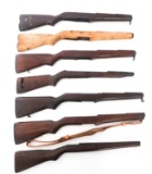 MILITARY RIFLE STOCKS LOT OF 7