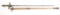 CIVIL WAR US M1840 MEDICAL SERVICE STAFF SWORD