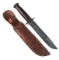 WWII US FIGHTING KNIFE WITH SHEATH By WESTERN