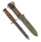 WWII US M3 FIGHTING KNIFE by CASE W/ SCABBARD