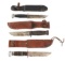 WWII ERA US CASE XX & PAL FIGHTING KNIFE LOT OF 3