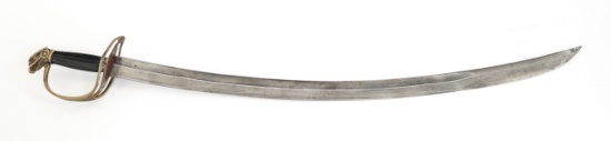 LATE 18th C. US EAGLE HEAD OFFICER'S SWORD