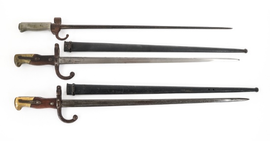 FRENCH M1874 & M1886 BAYONET LOT OF 3