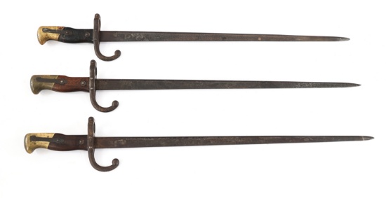 FRENCH MODEL 1874 BAYONET LOT OF 3