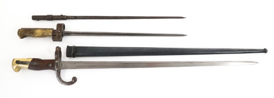 19th C. - WWII FRENCH BAYONET LOT OF 3