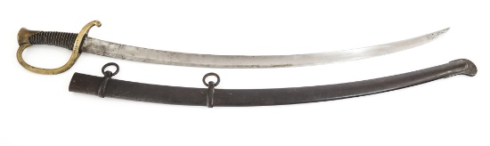 FRENCH MODEL 1829 MOUNTED ARTILLERY SABER