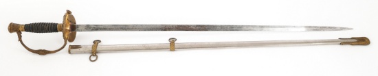 US ARMY M1860 STAFF & FIELD OFFICER SWORD