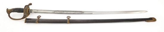CIVIL WAR US ARMY MODEL 1850 FOOT OFFICER SWORD