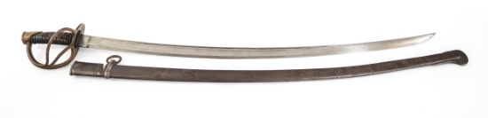 CIVIL WAR US M1840 CAVALRY SWORD By S & F
