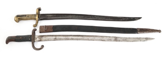 FRENCH M1841 MUTZIG & DANISH M1867 BAYONET LOT