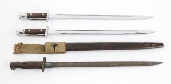 WWI - POST WAR BRITISH P1907 BAYONET LOT OF 3
