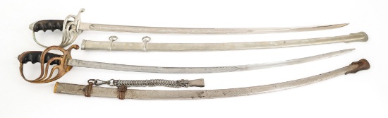 WWI - WWII US ARMY M1902 OFFICER SWORDS