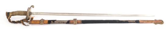 WWI - WWII US NAVY M1852 OFFICER DRESS SWORD