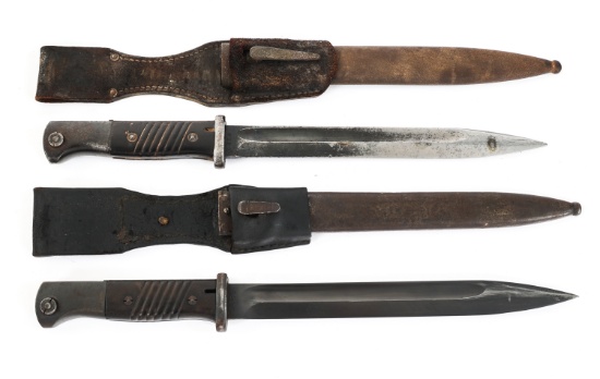 WWII GERMAN K98 COMBAT BAYONET LOT OF 2