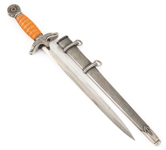 WWII GERMAN TENO LEADERS DRESS DAGGER By EICKHORN