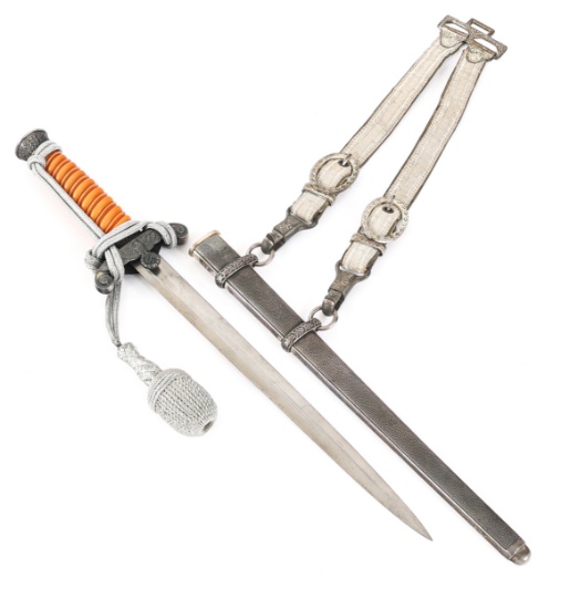 WWII GERMAN HEER M35 OFFICER DAGGER By C. EICKHORN
