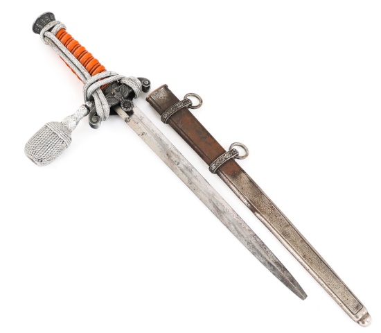 WWII GERMAN HEER M35 OFFICER DAGGER By WKC