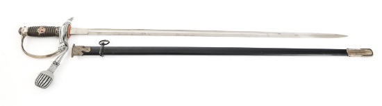 WWII GERMAN POLICE OFFICER DEGEN SWORD