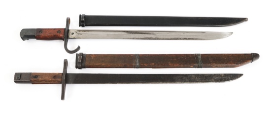 WWII IMPERIAL JAPANESE TYPE 30 BAYONET LOT OF 2