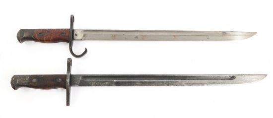 WWII IMPERIAL JAPANESE TYPE 30 BAYONET LOT OF 2