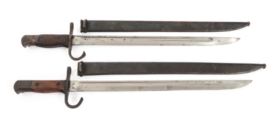 WWII IMPERIAL JAPANESE TYPE 30 BAYONET LOT OF 2