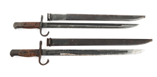 WWII IMPERIAL JAPANESE TYPE 30 BAYONET LOT OF 2