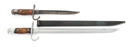 WWII IMPERIAL JAPANESE TYPE 30 BAYONET LOT OF 2