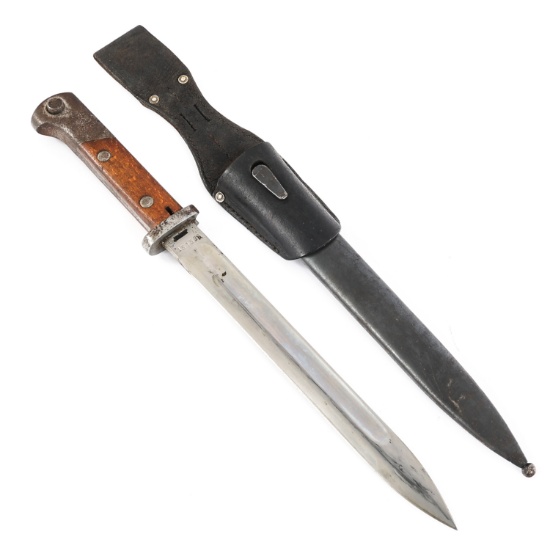 WWII POLISH M1930 MAUSER BAYONET & SCABBARD