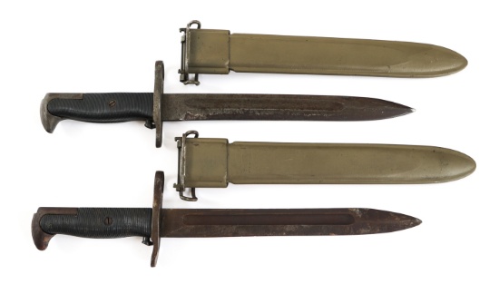 WWII US ARMY M1 BAYONET LOT OF 2