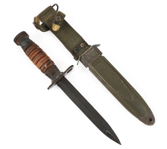 WWII US ARMY M4 BAYONET & SCABBARD By CAMILLUS